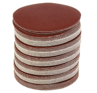 Круг абразивный шлифовальный на липучке Ø125 P36 (УПАКОВКА ПО 100ШТ)