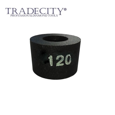 Шарошка абразивная цилиндрическая D80/М14/№120